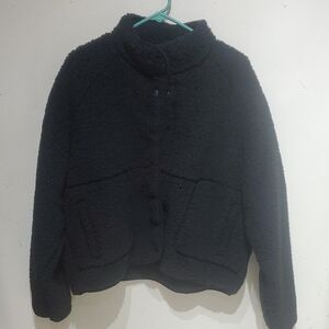 Super Soft And Cozy XL Dip Black Fleece Jacket